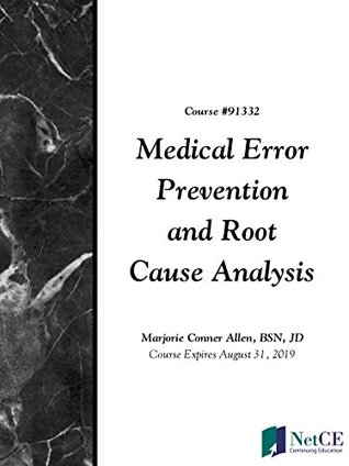 Download Medical Error Prevention and Root Cause Analysis - Marjorie Conner Allen file in ePub
