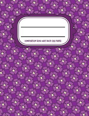 Read Online Composition Book: Wide Ruled 7.44 X 9.69 200 Pages Magenta - Twisted Lemon Designs | PDF