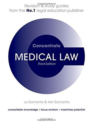 Download Medical Law Concentrate: Law Revision and Study Guide - Josephine Samanta | PDF