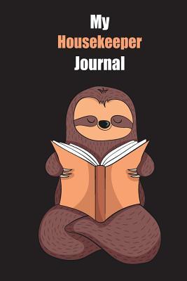 Read My Housekeeper Journal: With A Cute Sloth Reading, Blank Lined Notebook Journal Gift Idea With Black Background Cover - Slowum Publishing file in ePub
