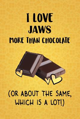 Read Online I Love Jaws More Than Chocolate (Or About The Same, Which Is A Lot!): Jaws Designer Notebook - Gorgeous Gift Books file in PDF